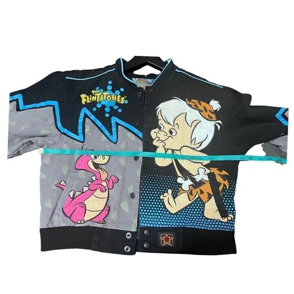 Flintstones JH Designs BomberJacket BamBam Dino Size 9-10 Small Med - Picture 13 of 15